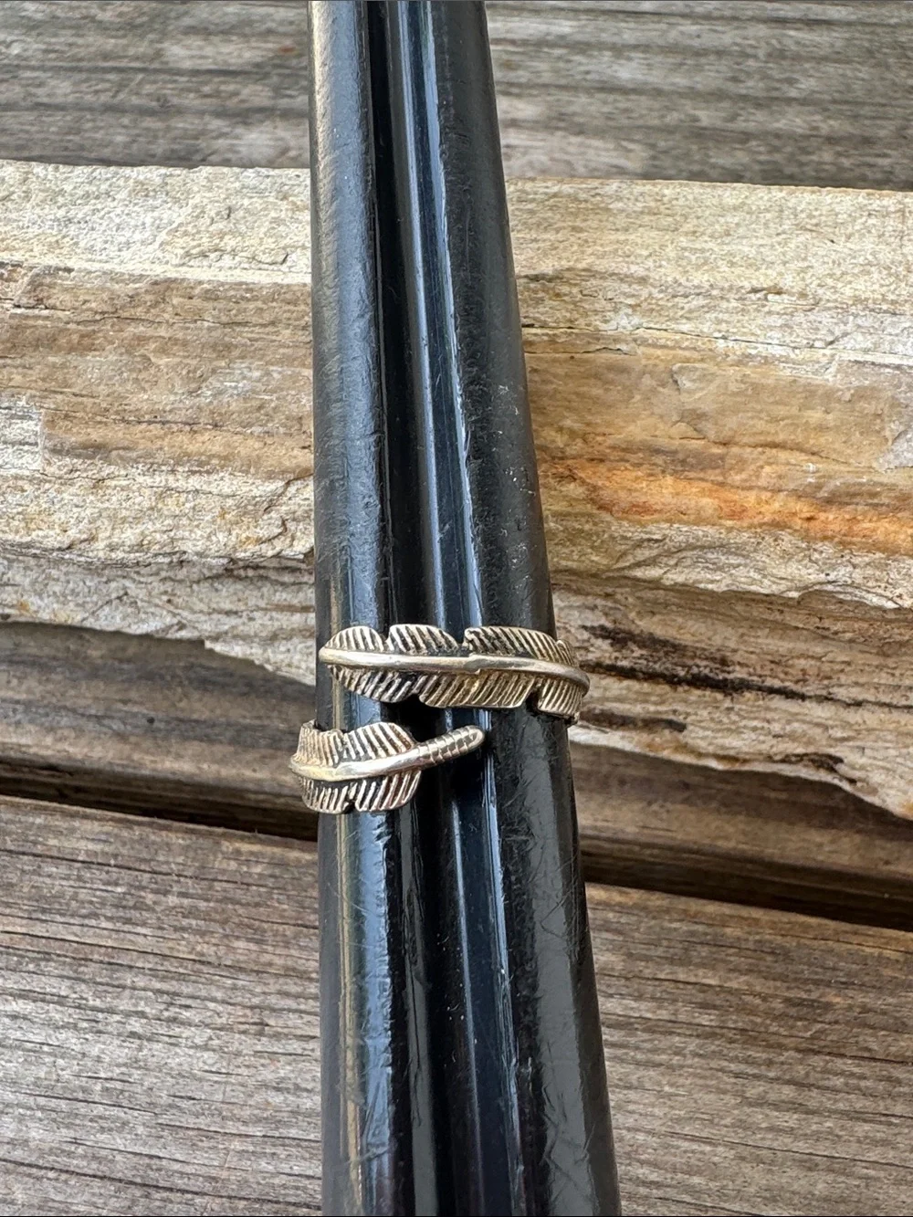 Sterling Silver Feather Rings